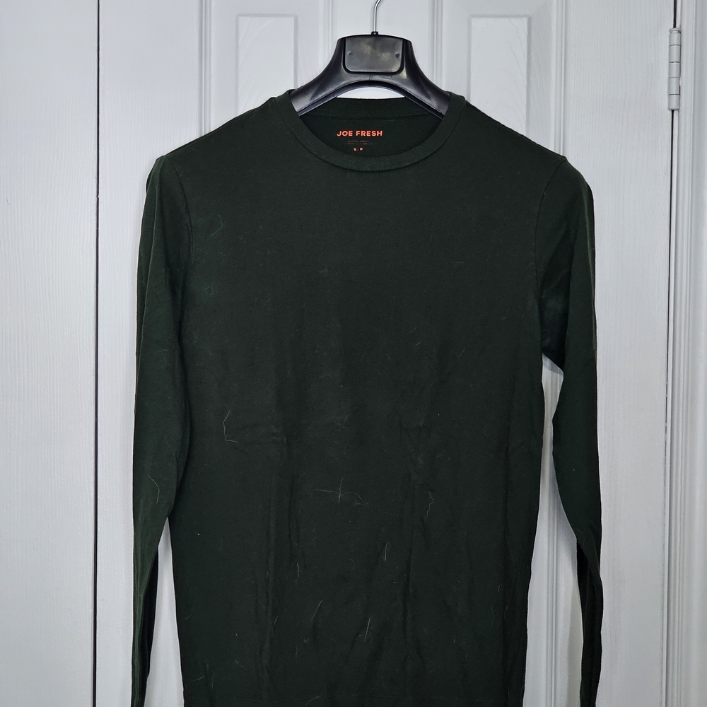Joe Fresh Olive Green Long Sleeve Tee